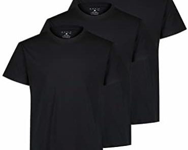 Basix & Co. Regular Fit Cotton Crew Neck Style T Shirt |Pack…