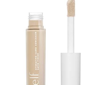 e.l.f. Hydrating Camo Concealer, Lightweight, Full Coverage,…