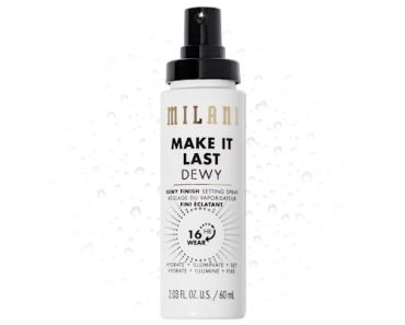 Milani Make It Dewy Setting Spray 3 in 1- Hydrate + Illumina…