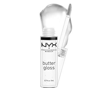 NYX PROFESSIONAL MAKEUP Butter Gloss, Non-Sticky Lip Gloss -…
