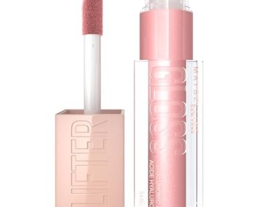 Maybelline Lifter Gloss, Hydrating Lip Gloss with Hyaluronic…