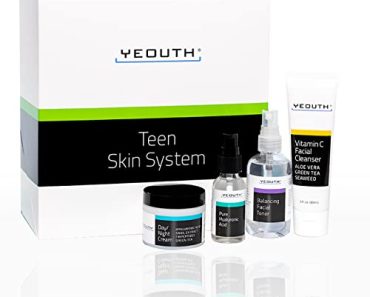 YEOUTH Hyaluronic Acid, Vitamin C Cleanser, Toner & Face Cre…