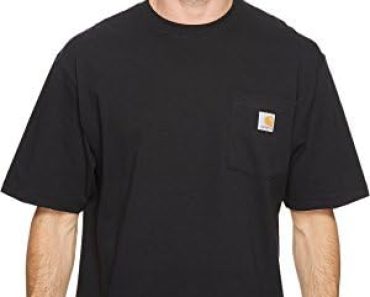 Carhartt Men’s Loose Fit Heavyweight Short-Sleeve Pocket T-S…