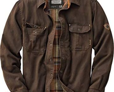 Legendary Whitetails Journeyman Shirt Jacket, Flannel Lined …