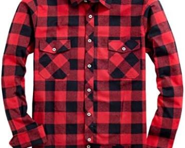 Alimens & Gentle Men’s Button Down Regular Fit Long Sleeve P…