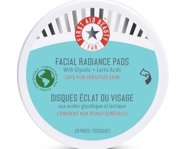 First Aid Beauty Facial Radiance Pads – Daily Exfoliating Pa…