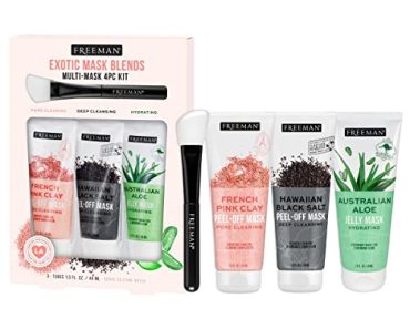 Freeman Exotic Facial Mask Blends Kit, Peel-Off & Jelly Mask…