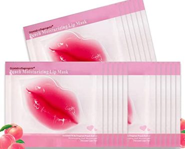 Permotary 30 PCS Collagen Lip Mask Crystal Lip Care Gel Pads…
