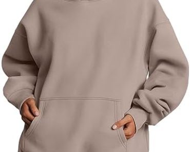 Trendy Queen Womens Oversized Hoodies Fleece Sweatshirts Lon…