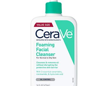 CeraVe Foaming Facial Cleanser | Daily Face Wash for Oily Sk…