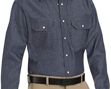 Red Kap Men’s Deluxe Denim Shirt