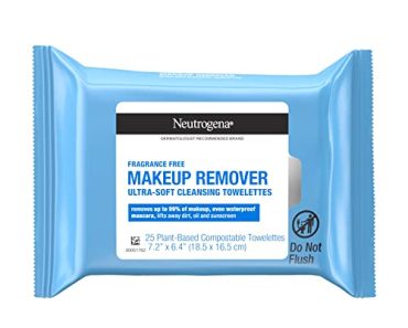 Neutrogena Fragrance-Free Makeup Remover Wipes, Daily Facial…