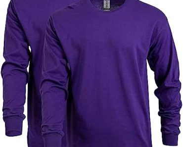 Gildan Adult Heavy Cotton Long Sleeve T-Shirt, Style G5400, …