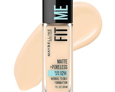 Maybelline Fit Me Matte + Poreless Liquid Oil-Free Foundatio…