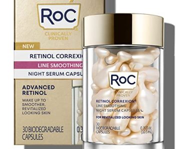 RoC Retinol Correxion Anti-Aging Wrinkle Night Serum, Daily …