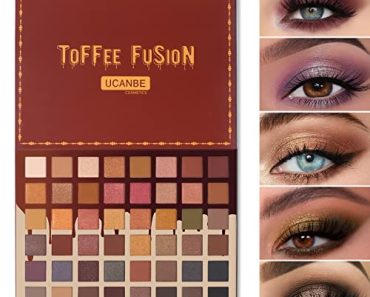 UCANBE Toffee Fusion Nude Eyeshadow Palette, 48 Neutral Shad…
