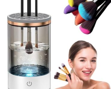 LAIJUHM Electric Makeup Brush Cleaner Cosmetic Brush Cleaner…