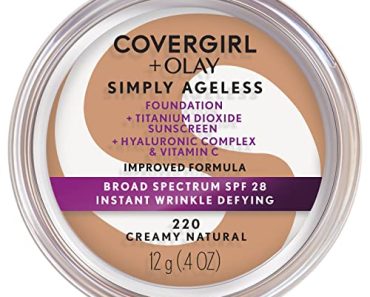 COVERGIRL & Olay Simply Ageless Instant Wrinkle-Defying Foun…