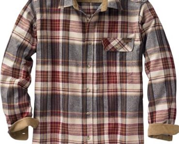 Legendary Whitetails Men’s Buck Camp Flannel, Long Sleeve Pl…