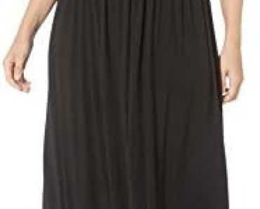 Amazon Essentials Women’s Short-Sleeve Waisted Maxi Dress (A…