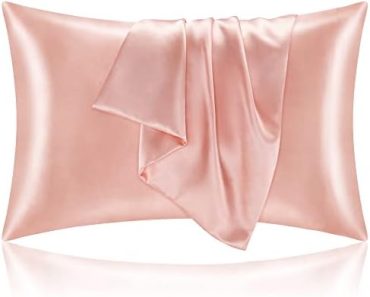 BEDELITE Satin Silk Pillowcase for Hair and Skin, Coral Pill…