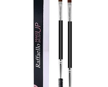 Raffaello 2pcs Double-Ended Makeup Brush Set, Angled Eye Bro…