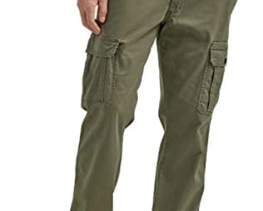 Wrangler Authentics Men’s Relaxed Fit Stretch Cargo Pant