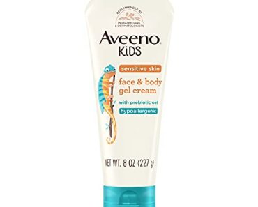 Aveeno Baby Sensitive Skin Face & Body Gel Cream for Kids wi…