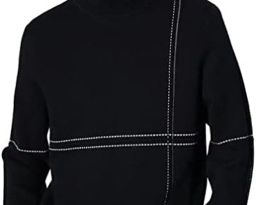 GOLYOY Sweaters for Men Turtleneck Casual Long Sleeve Basic …