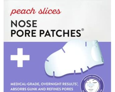 Peach Slices | Nose Pore Patches | Medical-Grade Hydrocolloi…