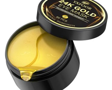 YXFOOR 24K Gold Under Eye Patches-Under Eye Mask for Removin…