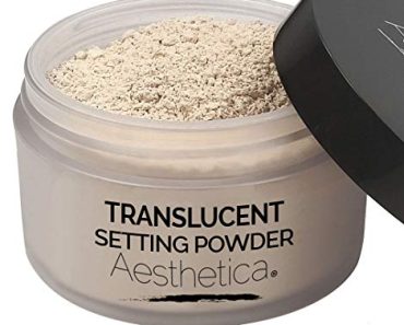 Aesthetica Translucent Setting Powder – Matte Finishing Make…