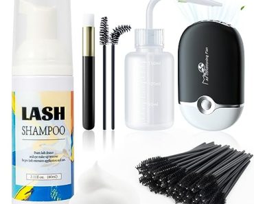 Buqikma Lash Shampoo for Lash,2.11Floz Eyelash Foam Cleanser…