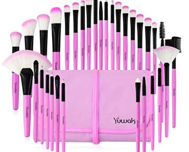 Cosmetic Make up Brushes, Daxstar 32pcs Makeup Brush Set-Pro…