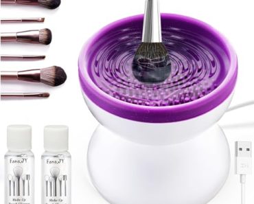 FANS·JY Makeup Brush Cleaner, Makeup Brush Cleaner Machine w…