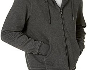 Amazon Essentials Men’s Sherpa-Lined Full-Zip Hooded Fleece …