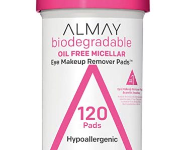 Almay Biodegradable Makeup Remover Pads, Micellar Gentle, Hy…