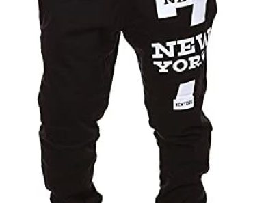 COTTORY Men’s Harem Casual Baggy Hiphop Dance Jogger Sweatpa…