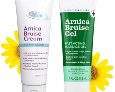 Miracle Plus Arnica Cream Bruise Relief Lotion + Arnica Brui…