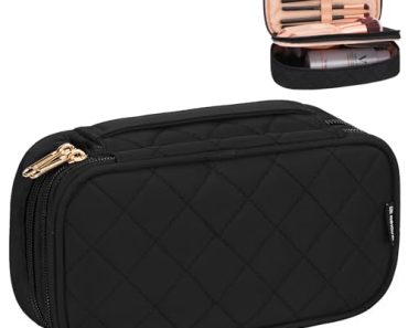 Relavel Small Makeup Bag, Travel Makeup Bag, Cosmetic Bag fo…