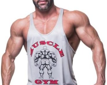 Muscle Gym Bodybuilding Tank Tops for Men, Stringer Gym Fitn…