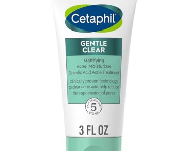 Cetaphil Face Moisturizer, Gentle Clear Mattifying Acne Mois…