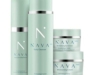 NAVA MD Clinical Skincare System | Cleanser, Serum, Moisturi…