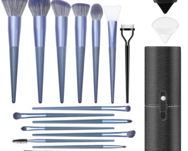 Makeup Brush Set, 17PCs Makeup Brushes with Foundation Eyebr…