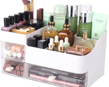 Cq acrylic Makeup Organizer And Storage White Skin Care Cosm…