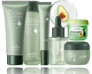 Rosarden Avocado Skincare Set, 6-In-1 Skincare Gift Set With…