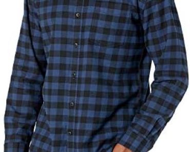 Amazon Essentials Men’s Long-Sleeve Flannel Shirt (Available…