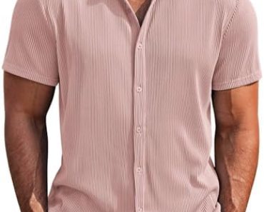COOFANDY Men’s Casual Shirts Short Sleeve Button Down Shirt …