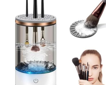 Makeup Brush Cleaner Electric Makeup Brush Cleaner Machine w…