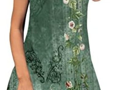 ETCYY Summer Dresses for Women 2024 Trendy Boho Floral Print…